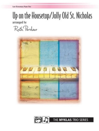 arr. Perdew Up on the House/Jolly Old St Nick 1p, 6h  Piano teaching material