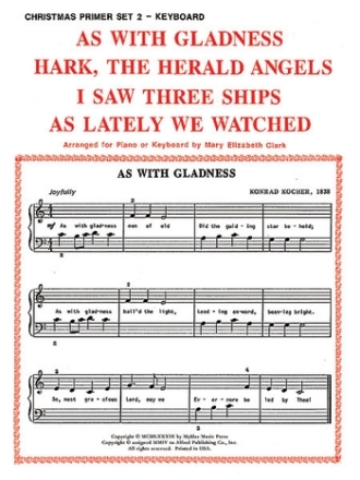 Clark Christmas Primer Set 2  Piano teaching material