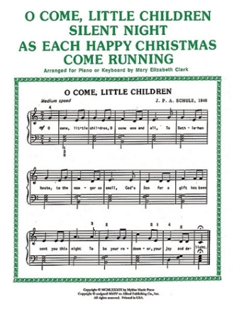 Clark Christmas Beginners Set 1  Piano teaching material