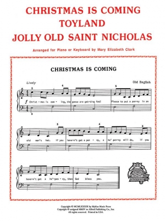 Clark Christmas Beginners Set 2  Piano teaching material