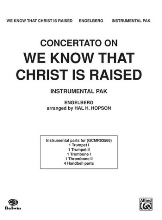 Concertato We Know That Christ Mixed voices