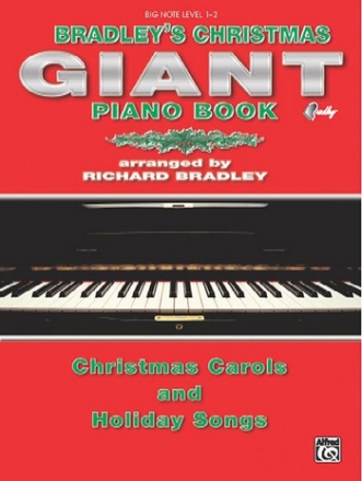 Bradley, RichardBradley's Big Note Giant Christmas pn bk Piano Solo