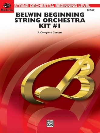Cerulli, Bob (arranger)Belwin Beginning String Orch Kit #1 (sc) String Orchestra