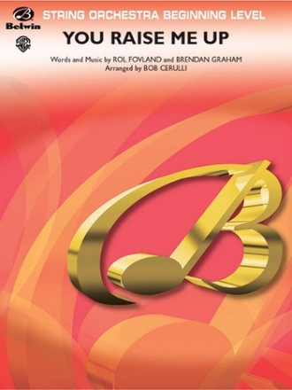 You Raise Me Up  for string orchestra score and parts
