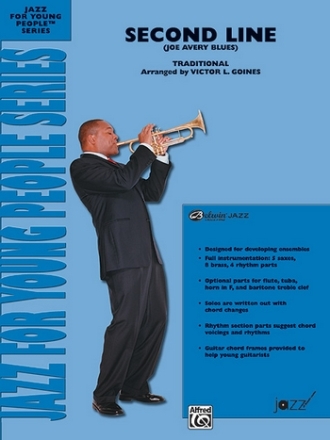 Second Line: for jazz ensemble score