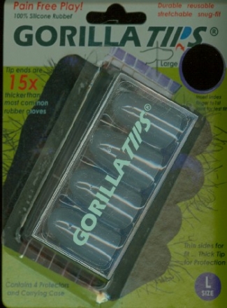 Gorilla Tips Finger Protectors clear Size L