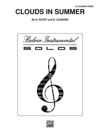 Hovey, N.W & Leonard, BClouds in Summer (clarinet and piano) Clarinet and piano