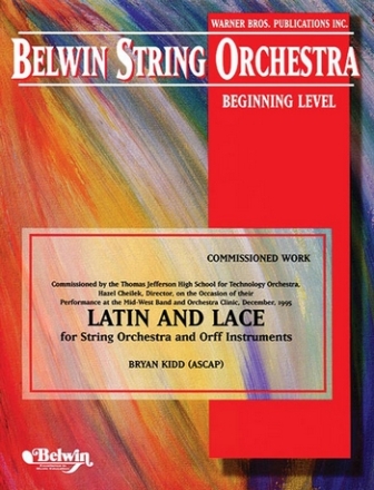 Kidd, BryanLatin and Lace (string orchestra) String Orchestra