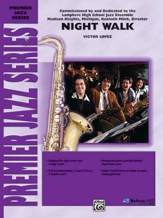 Lopez, VictorNight Walk (score) Jazz band