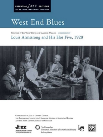 West End Blues  for clarinet, trumpet, trombone, piano, banjo/guitar and drums score and parts