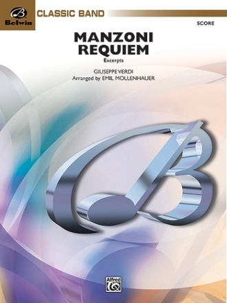 Verdi, G arr. Mollenhauer, EManzoni Requiem (score) Symphonic wind band