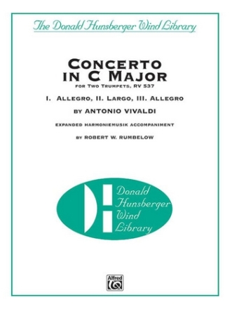 Vivaldi, A arr. Rumbelow, R.WConcerto in C for Two Trumpets (c/band) Symphonic wind band