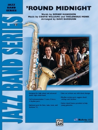 Williams & Monk arr. Barduhn'Round Midnight (score) Jazz band