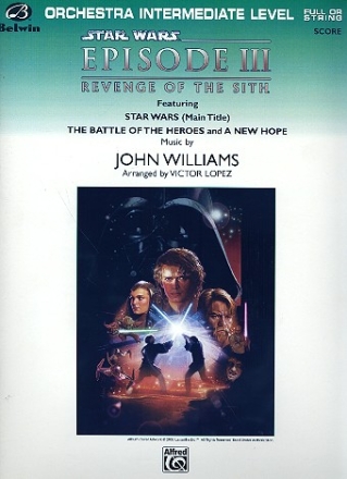 Star Wars Episode 3 (Selections): for orchestra (string orchestra) score