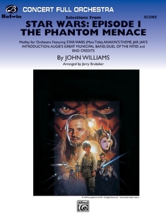 Williams, J arr. Brubaker, JStar Wars I: Phantom Menace (score) Full Orchestra