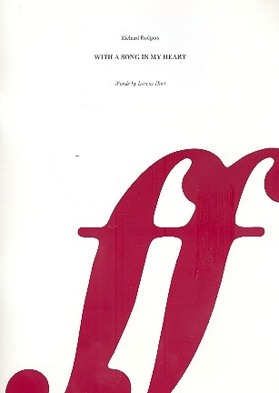 With a Song in my Heart: for piano/vocal/guitar archive print