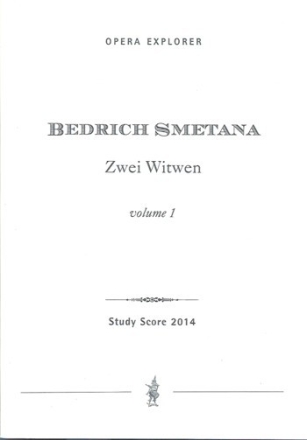 Zwei Witwen Studienpartitur und Libretto in 2 Bnden (tschech/dt)