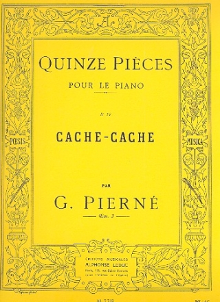 Cache-cache op.3,12  pour piano
