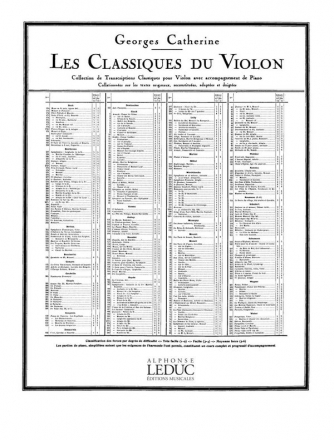 CHOPIN/CATHERINE CLASSIQUE VIOLON N0296 PRELUDE N013