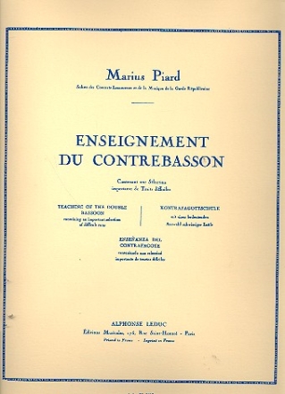 Enseignement do contrebasson