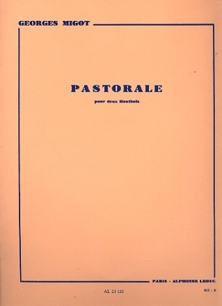 Pastorale pour 2 hautbois partition