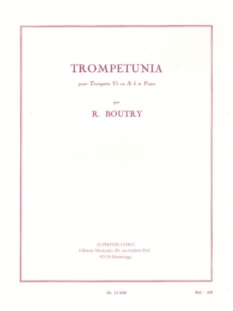 BOUTRY TROMPETUNIA TROMPETTE UT OU SIB ET PIANO
