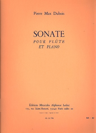 Sonte pour flte et piano