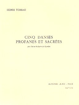 5 Danses profanes et sacres pour instruments soli et orchestre de chambre partition de poche