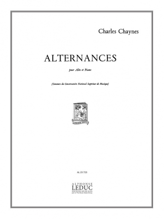 CHAYNES ALTERNANCES ALTO ET PIANO