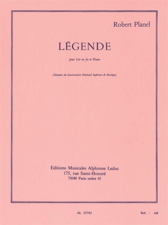 Lgende pour cor et piano