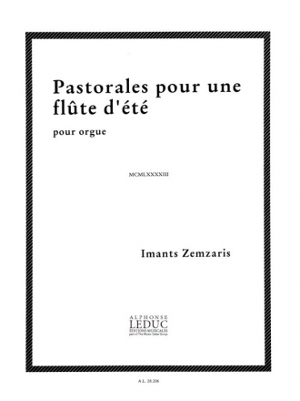 Pastorales pour une flute d't pour orgue