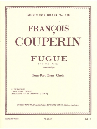 COUPERIN F./KING FUGUE ON THE KYRIE BRASS QUARTET/SCORE AND PARTS(PTION/PTIES)MFB118