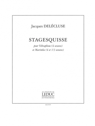 DELECLUSE J. STAGESQUISSE VIBRAPHONE ET MARIMBA