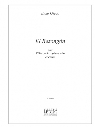 GIECO EL REZONGON FLUTE OU SAXOPHONE ALTO ET PIANO