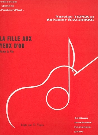 La fille aux yeux d'or: pour guitare
