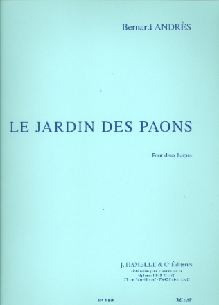 Jardin de Paons pour 2 harpes 2 partitions