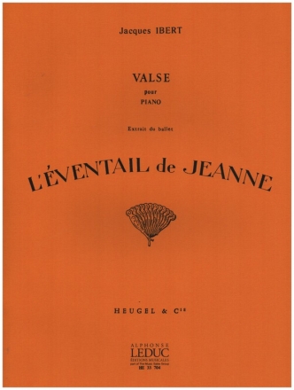 Valse du ballet 'L'ventail de Jeanne' pour piano