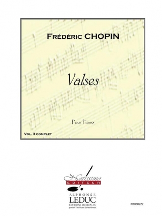 CHOPIN VALSES VOLUME 3/PIANO