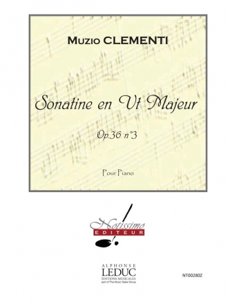 CLEMENTI M. SONATINE EN UT MAJEUR OP36 N03 PIANO