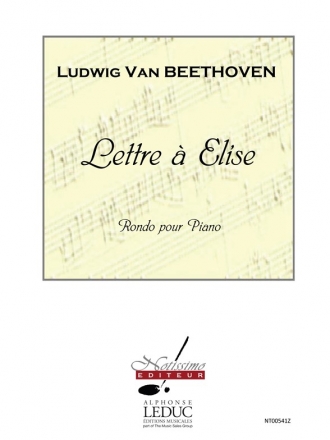 BEETHOVEN LETTRE A ELISE PIANO