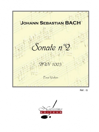BACH J.S. SONATE N02 BWV1003 VIOLON SEUL