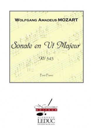 MOZART SONATE EN UT MAJEUR KV545 PIANO