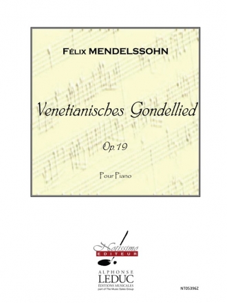 MENDELSSOHN VENETIANISCHES GONDELLIED OP19 PIANO