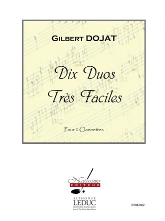 DOJAT 10 DUOS 2 CLARINETTES/RECUEIL