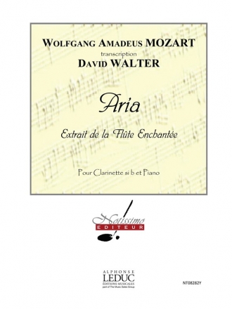 MOZART/WALTER D. ARIA (FLUTE ENCHANTEE) CLARINETTE SIB ET PIANO