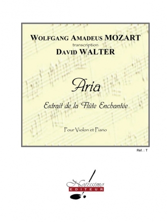 MOZART/WALTER D. ARIA (FLUTE ENCHANTEE) VIOLON ET PIANO