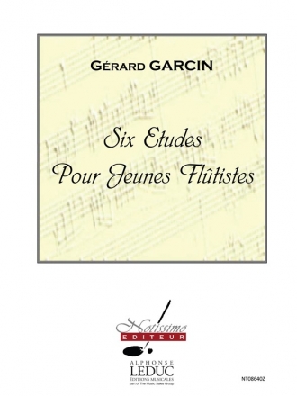 GARCIN 6 ETUDES POUR JEUNES FLUTISTES FLUTE
