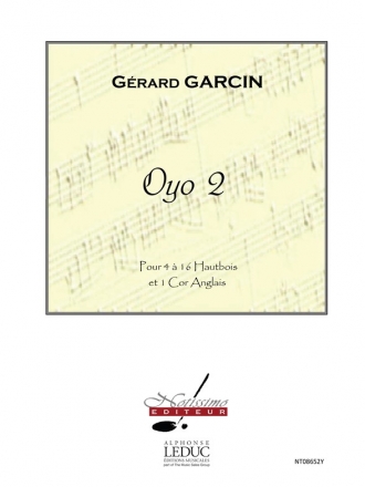 GARCIN OYO 2 4 A 16 HAUTBOIS ET 1 COR ANGLAIS/PTION ET PTIES