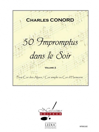 CONORD 50 IMPROMPTUS DANS LE SOIR COR DES ALPES OU COR SIMPLE OU COR D'HARM./VOL.2