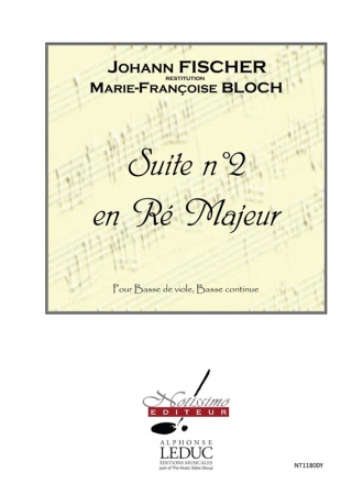 Suite en r majeur no.2 pour basse de viole, basse continue